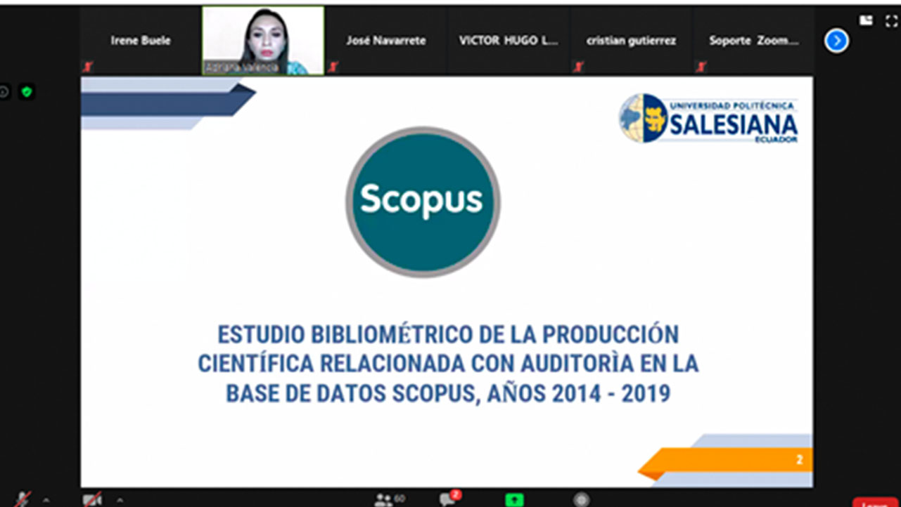 Ponencia de Adriana Valencia estudiante de la carrera de Contabilidad y Auditoría sede Cuenca