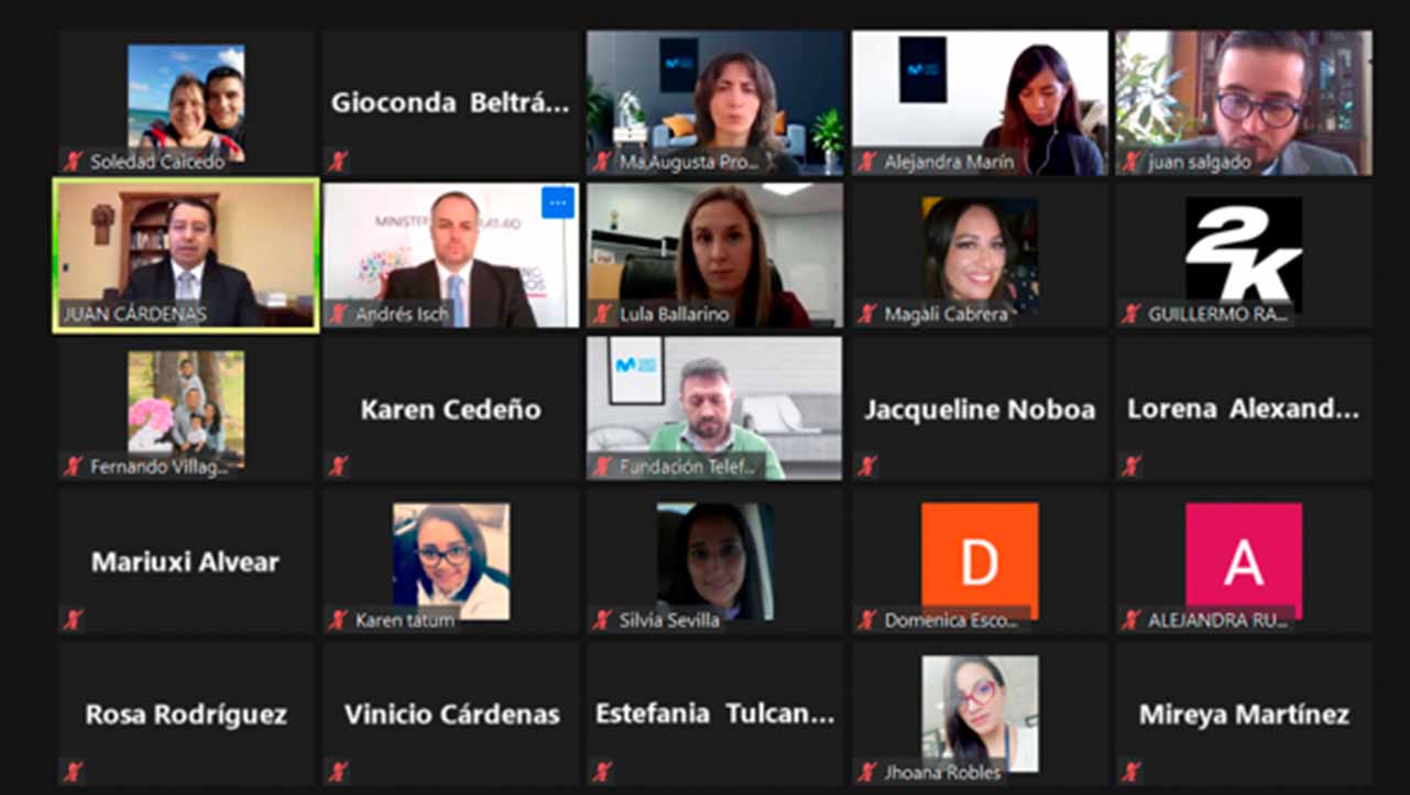 P. Juan Cárdenas durante su intervención en el webinar