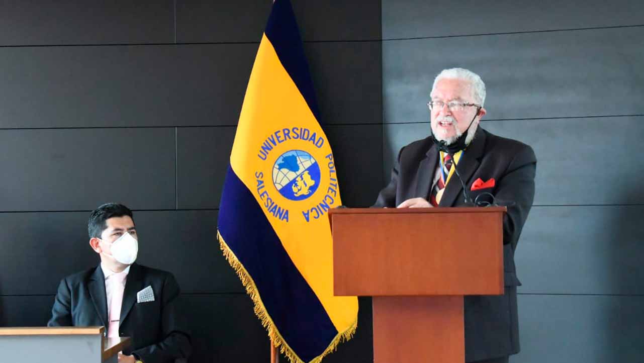 Dr. Juan Cordero Iñiguez realiza una remembranza del trabajo y los orígenes de los salesianos en el Ecuador