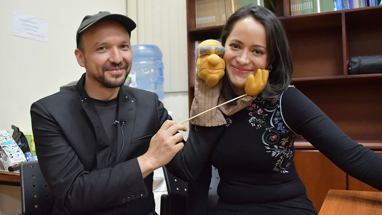 Estefanía Avilés y Josué Peña trabajan el tema de la relación entre la cultura y el medio ambiente