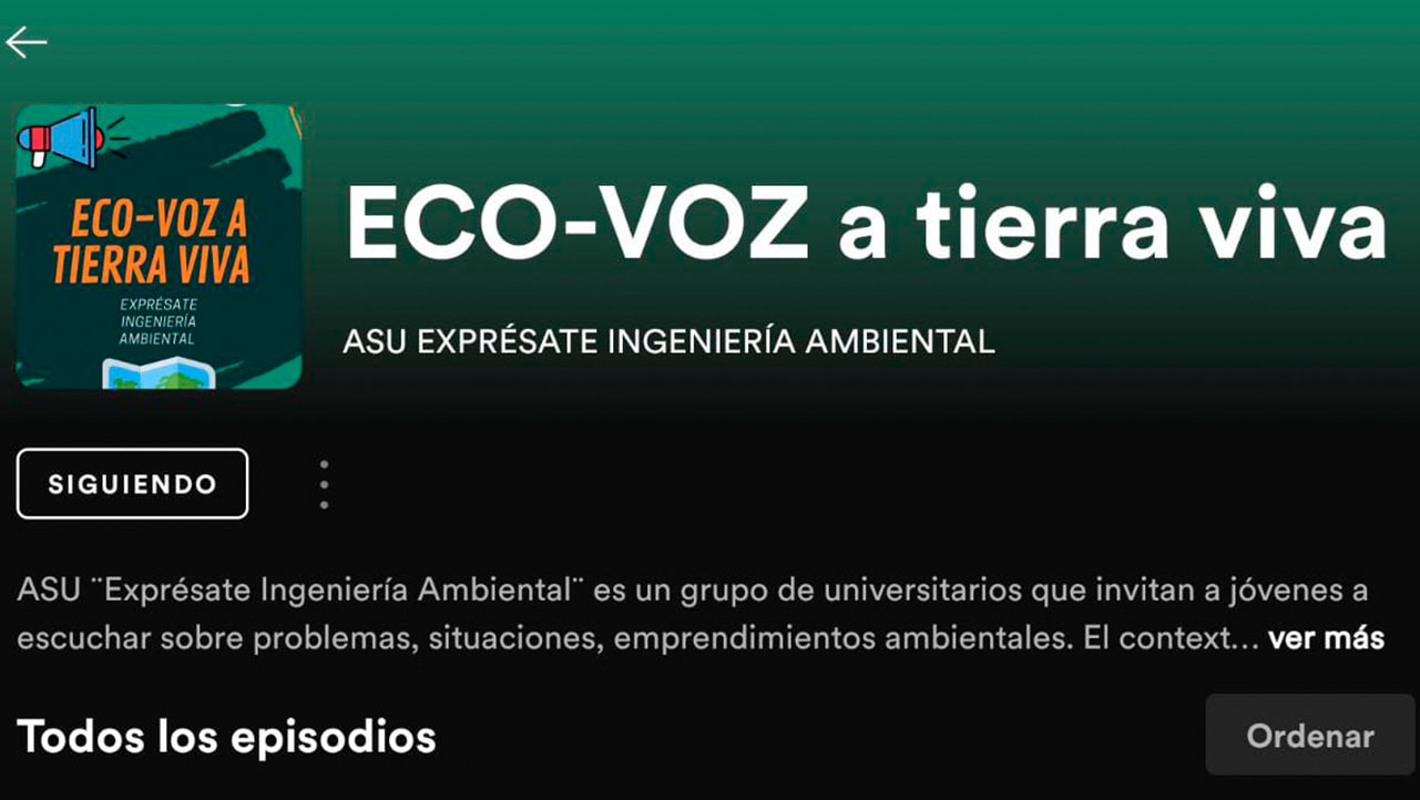 ECO-VOZ a tierra viva en spotify