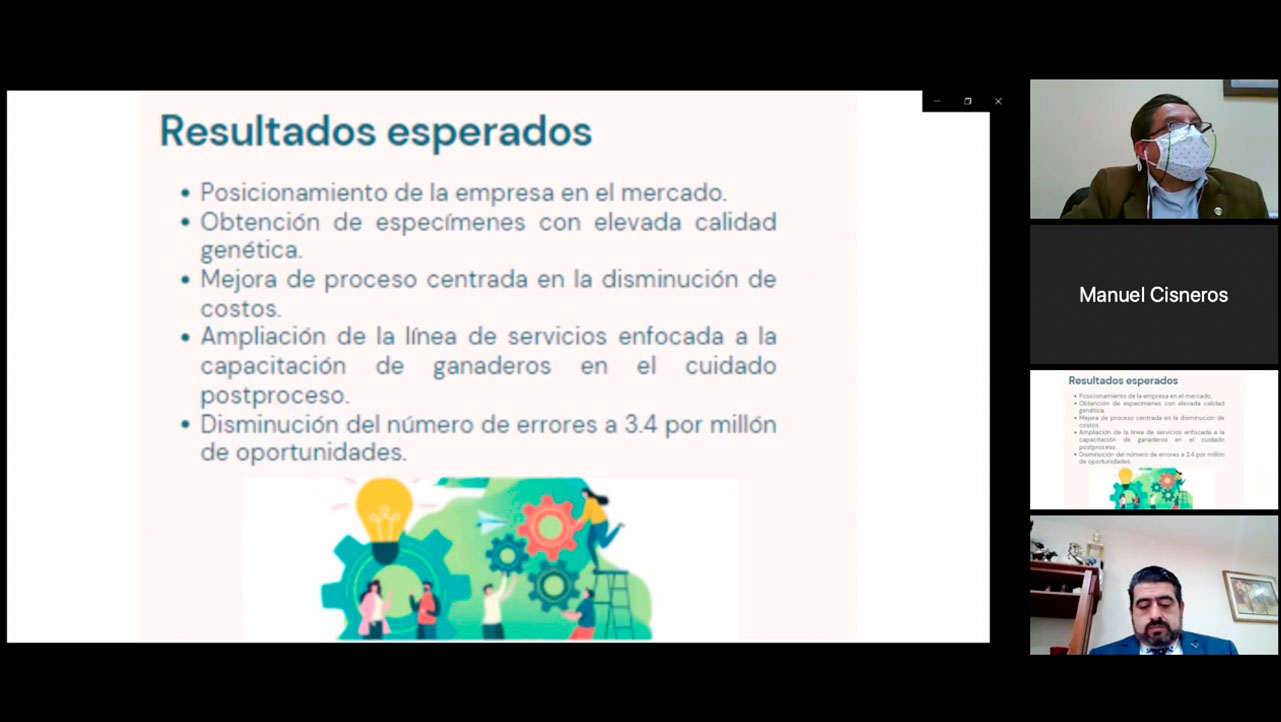 Momentos de la presentación y exposición de proyectos