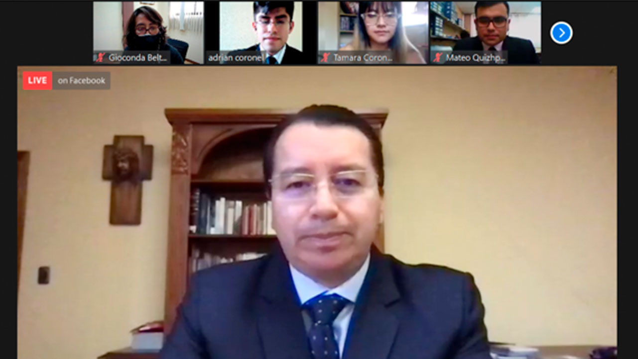 Intervención del P. Juan Cárdenas. Rector de la UPS