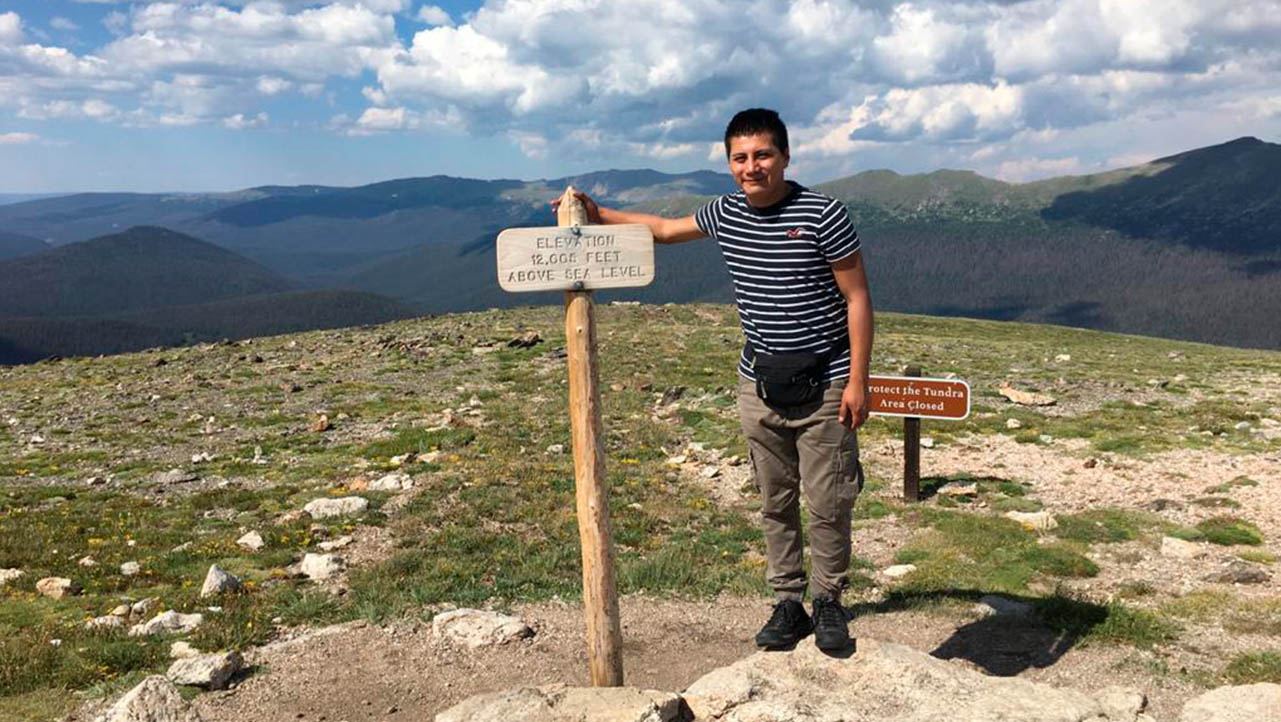 Fernando Pacheco environmental engineering student in our branch campus in Cuenca