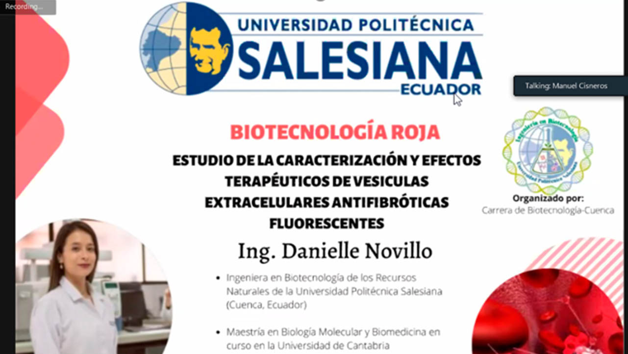 Ponencia de la Ing. Danielle Novillo