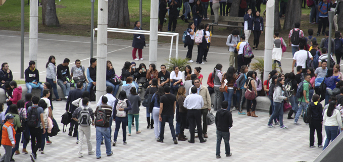 Concentración de docentes estudiantes y administrativos