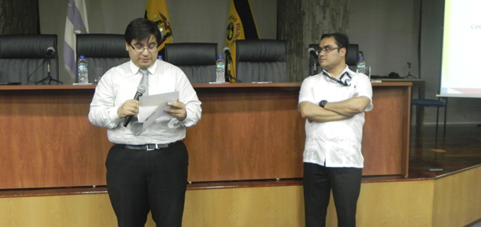 Ing. Fabián Villacrés e Ing. Ramiro Hidalgo