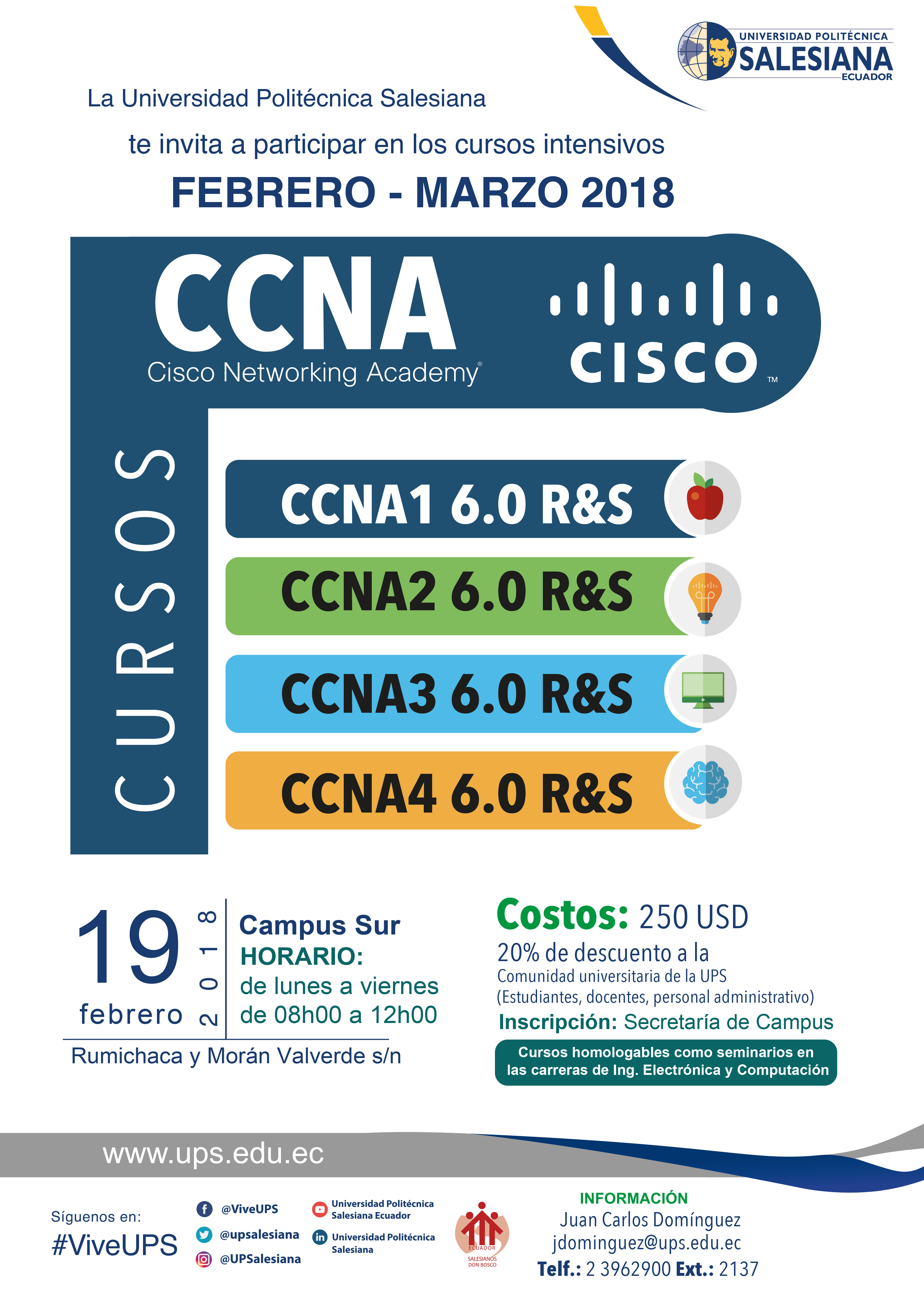 camioneta jurado emoción Curso: Cisco Networking Academy (CCNA) - UPS