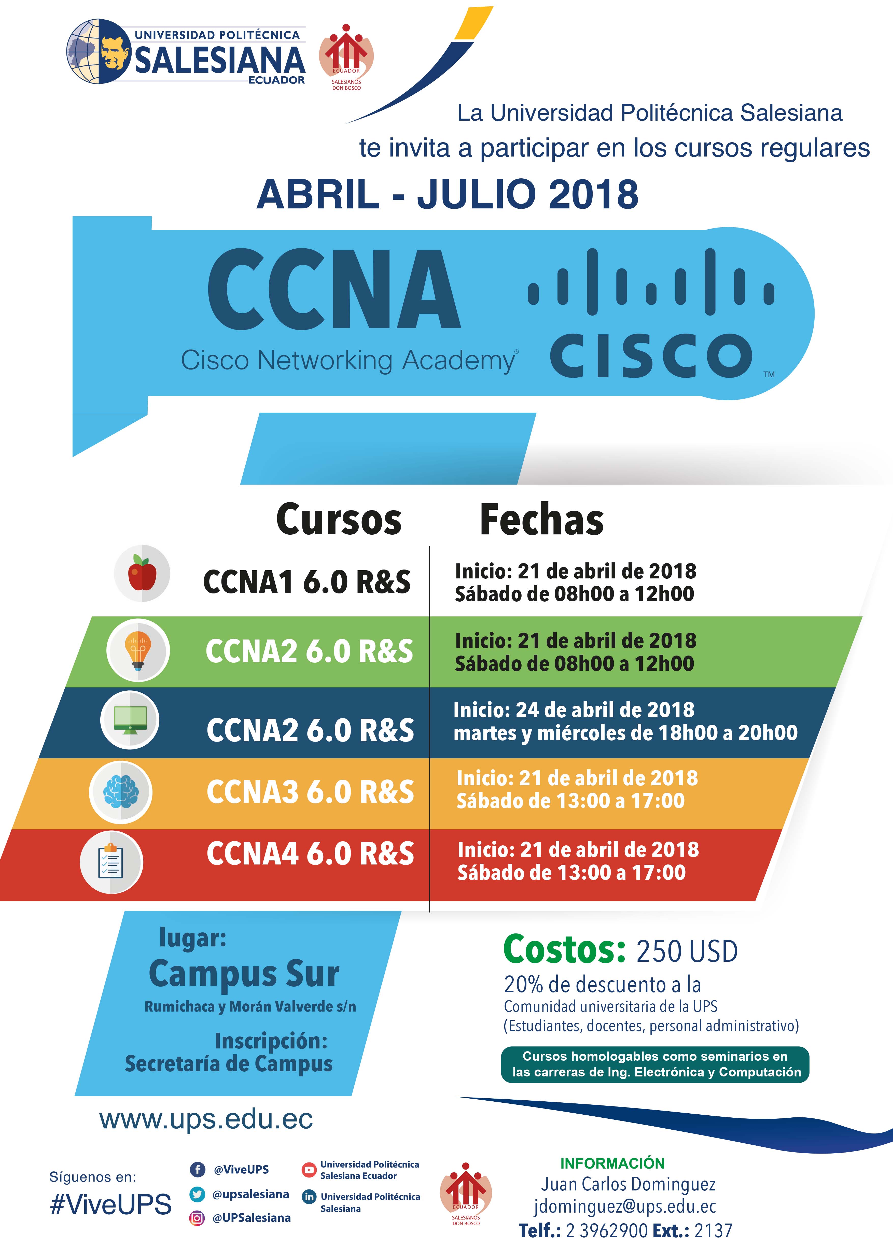 camioneta jurado emoción Curso: Cisco Networking Academy (CCNA) - UPS