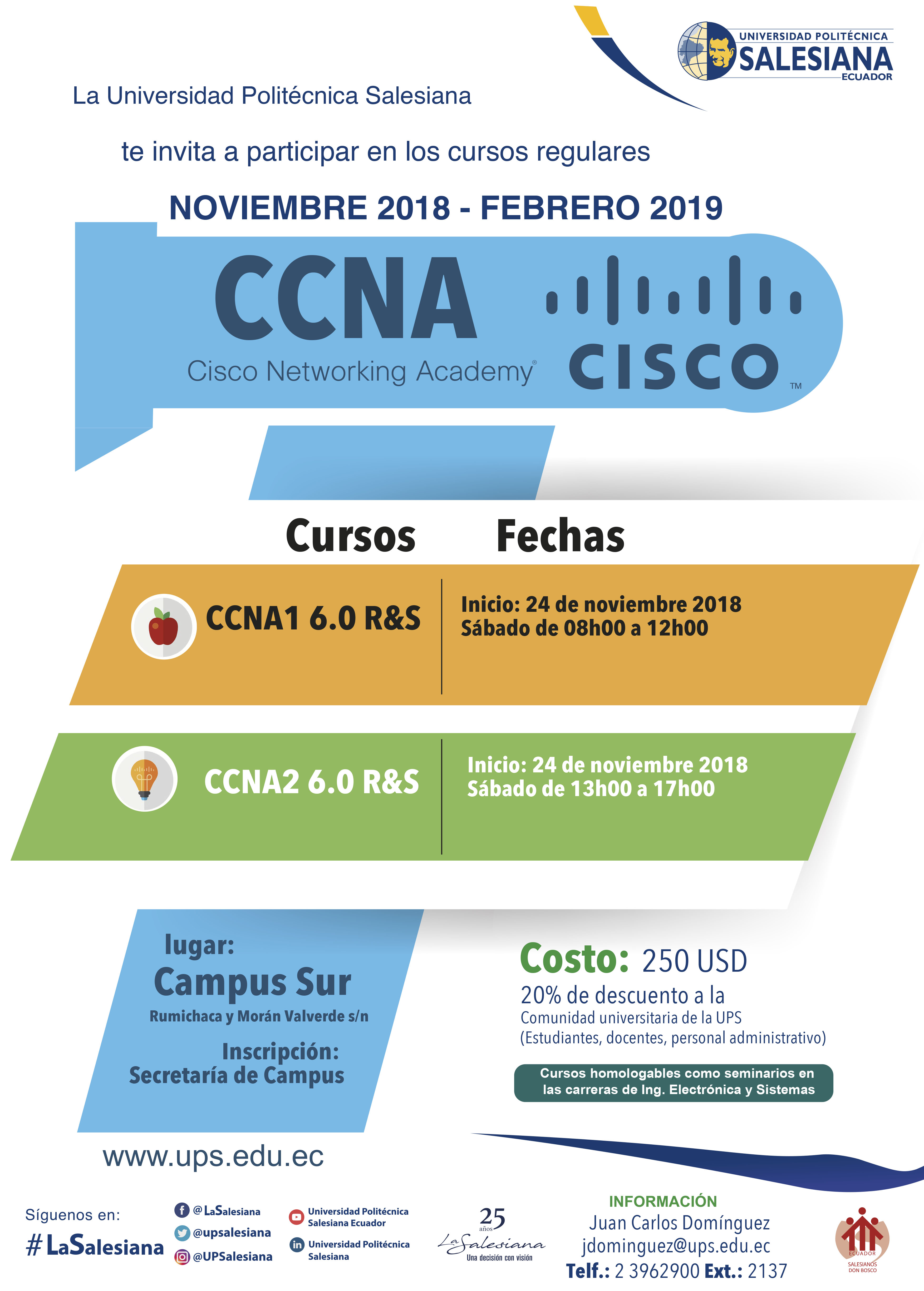 camioneta jurado emoción Curso: Cisco Networking Academy (CCNA) - UPS