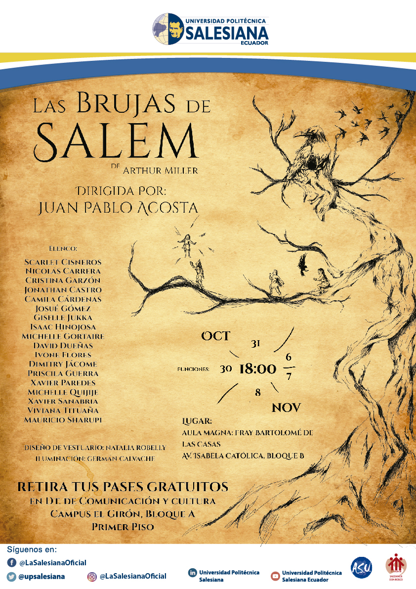 Obra Teatral: Las de Salem - UPS