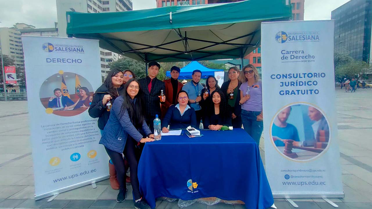 Conversatorio organizado por la carrera de Derecho, la FEUPS, el Consultorio Jurídico Gratuito, la Organización Internacional para las Migraciones (OIM) y la Agencia Española de Cooperación Internacional para el Desarrollo (AECID) 