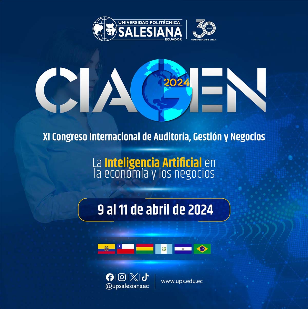 Afiche promocional del XI CIAGEN 2024