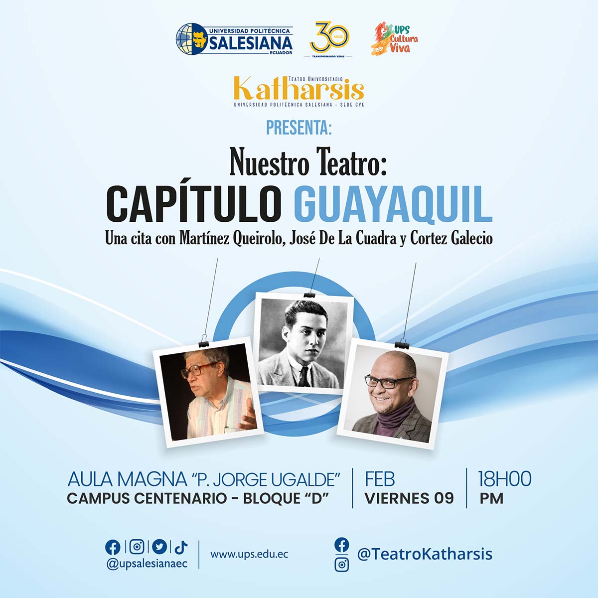 Afiche promocional de Nuestro Teatro: Capítulo Guayaquil