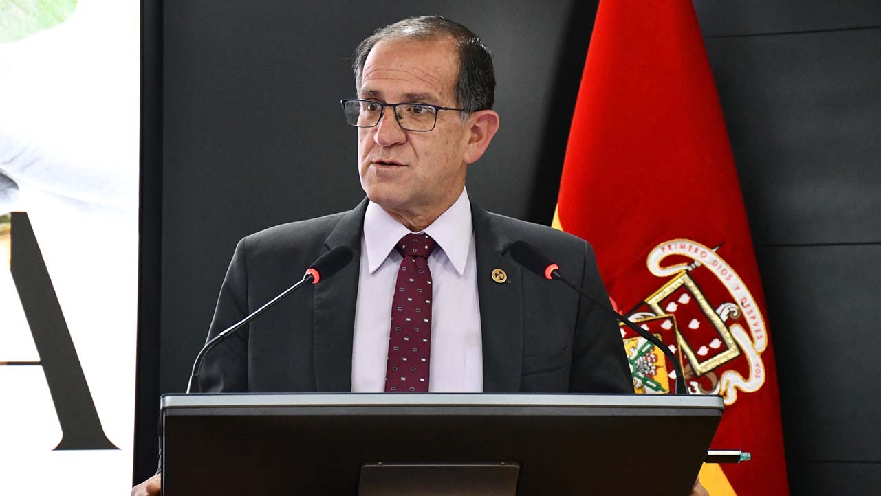 Fernando Moscoso durante su intervención