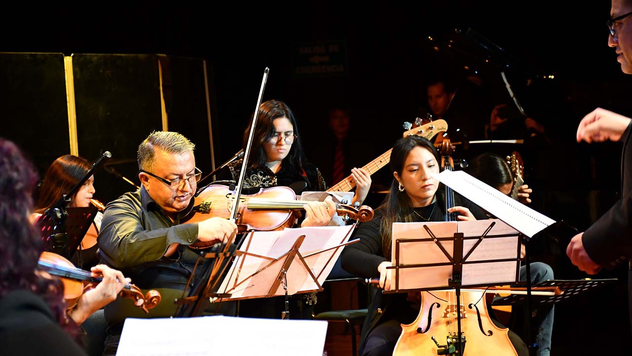 Participación de la orquesta Big Band del Conservatorio Superior de Música José María Rodríguez