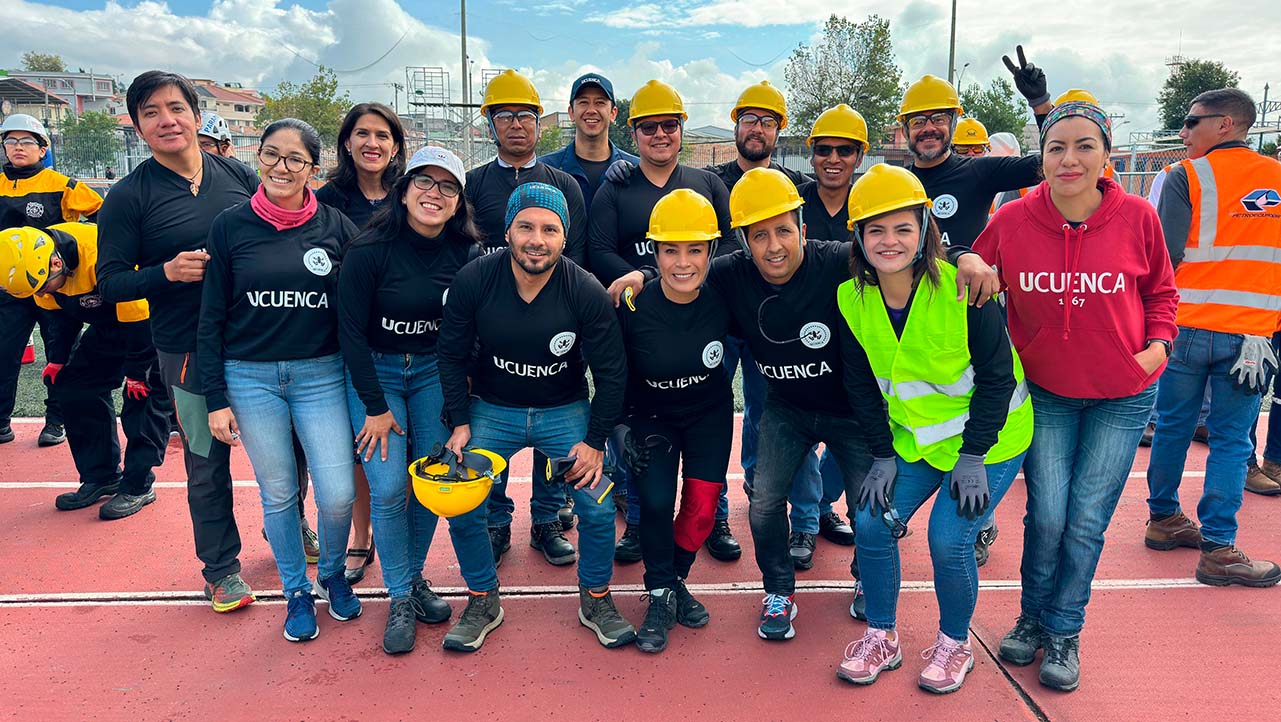 Equipo de Brigadistas de la Universidad de Cuenca