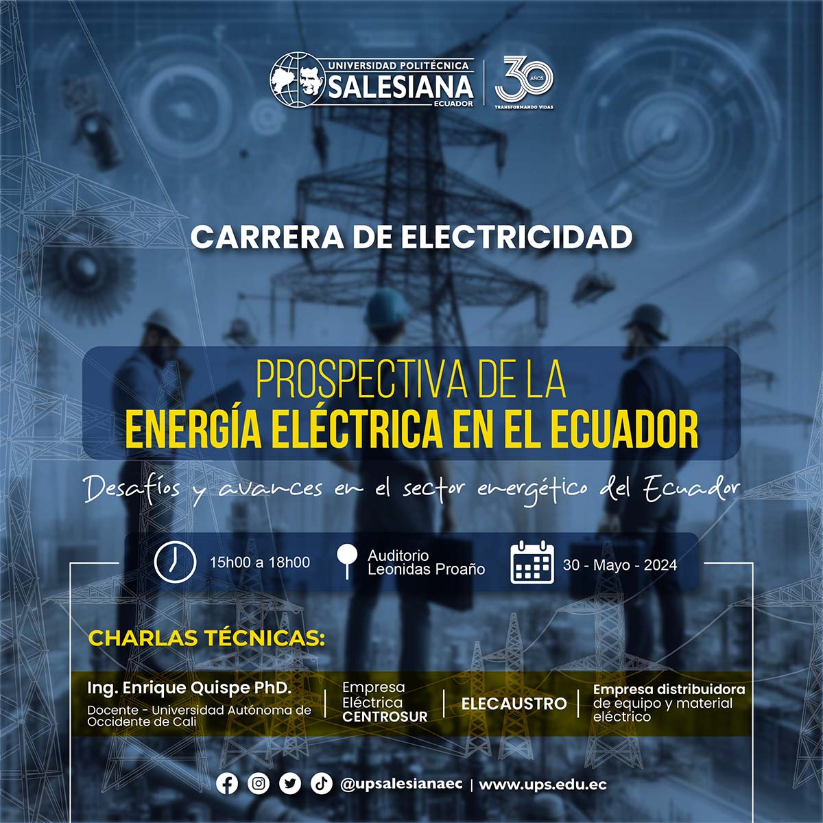 Afiche del Ciclo de Conferencias