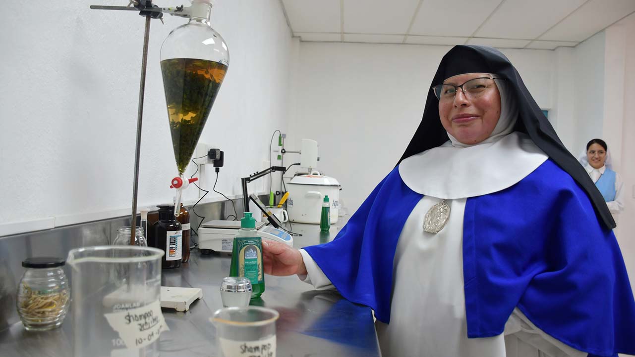 Proceso de elaboración de productos dermoestéticos de las Madres Conceptas