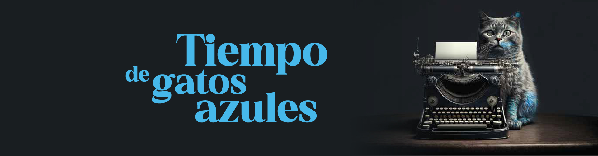Portada del Libro Tiempo de gatos azules
