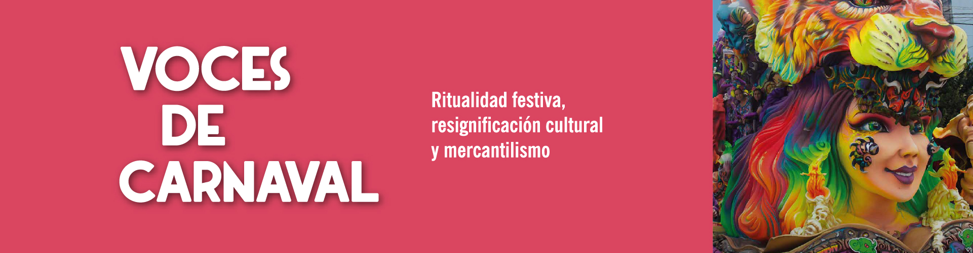 Portada del Libro Voces de carnaval. Ritualidad festiva, resignificación cultural y mercantilismo