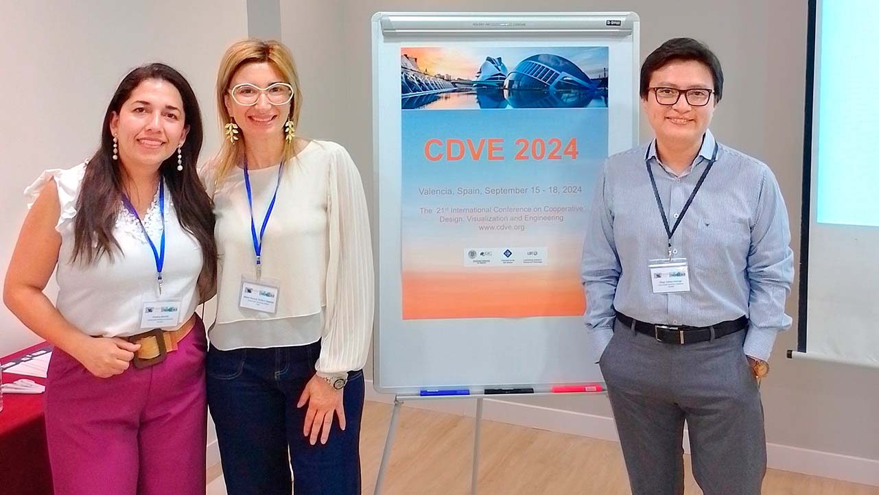 Paulina Morillo, María Rosaria Stufano y Diego Vallejo