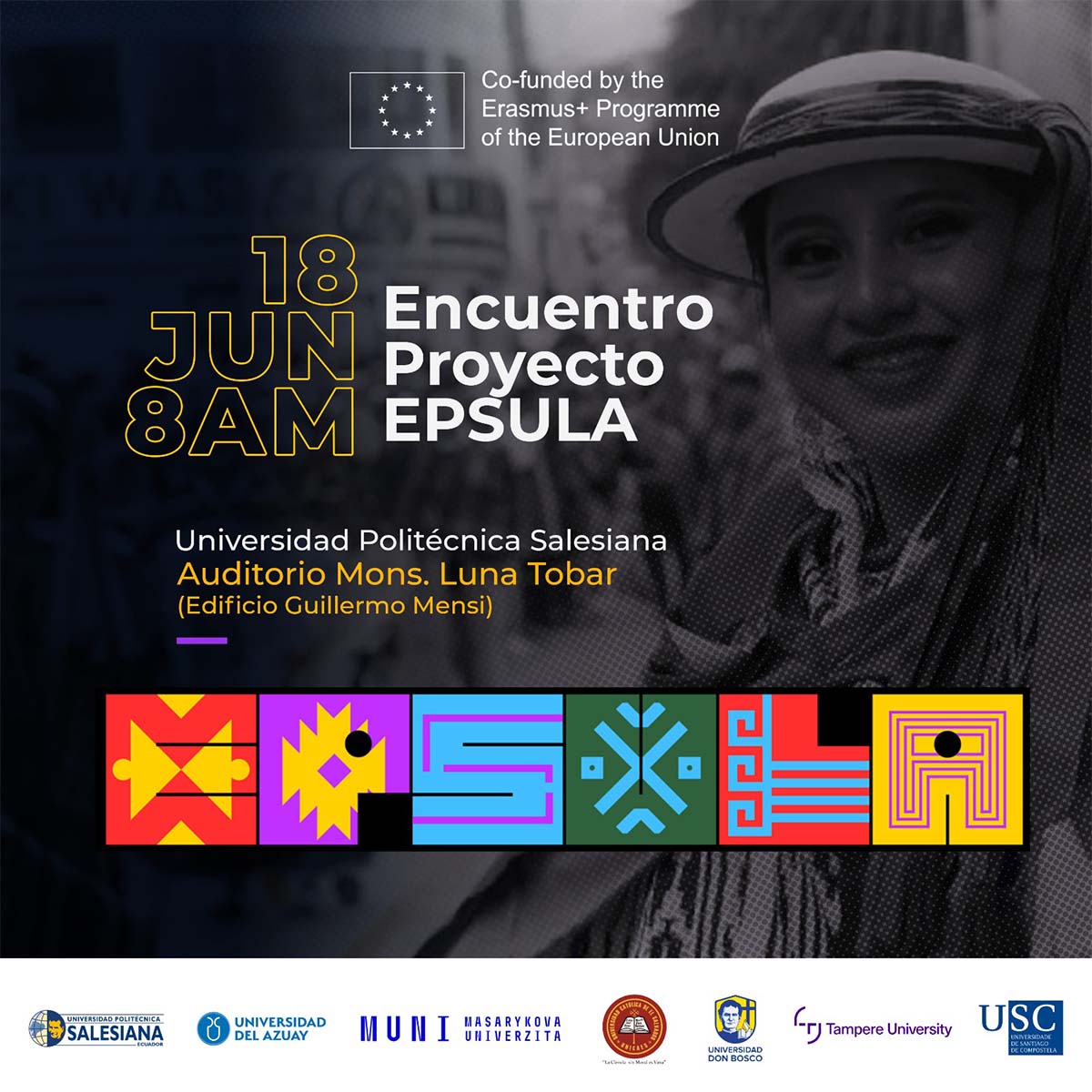 Afiche del Encuentro Internacional del Proyecto EPSULA 2025