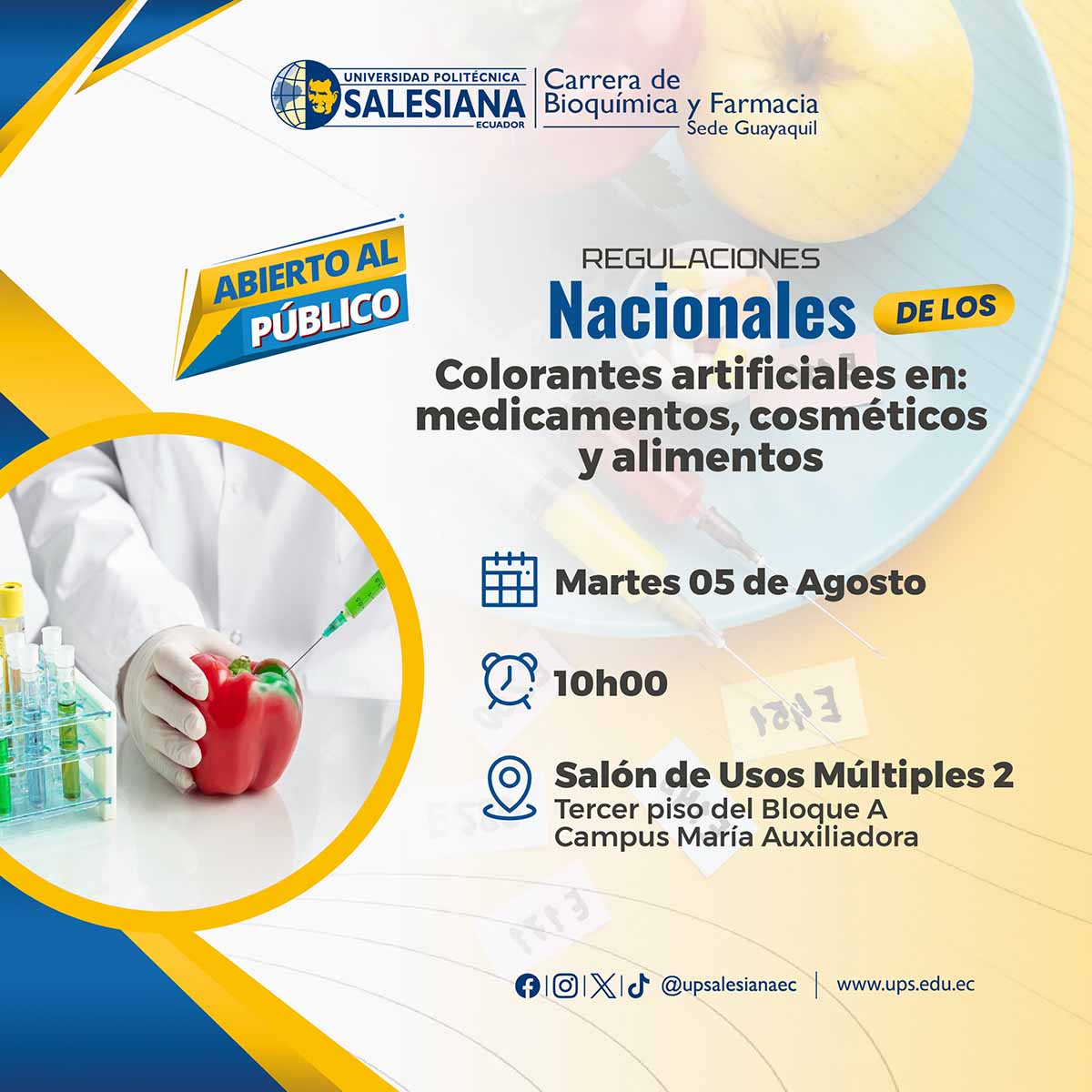 Afiche Carrera de Bioquimica