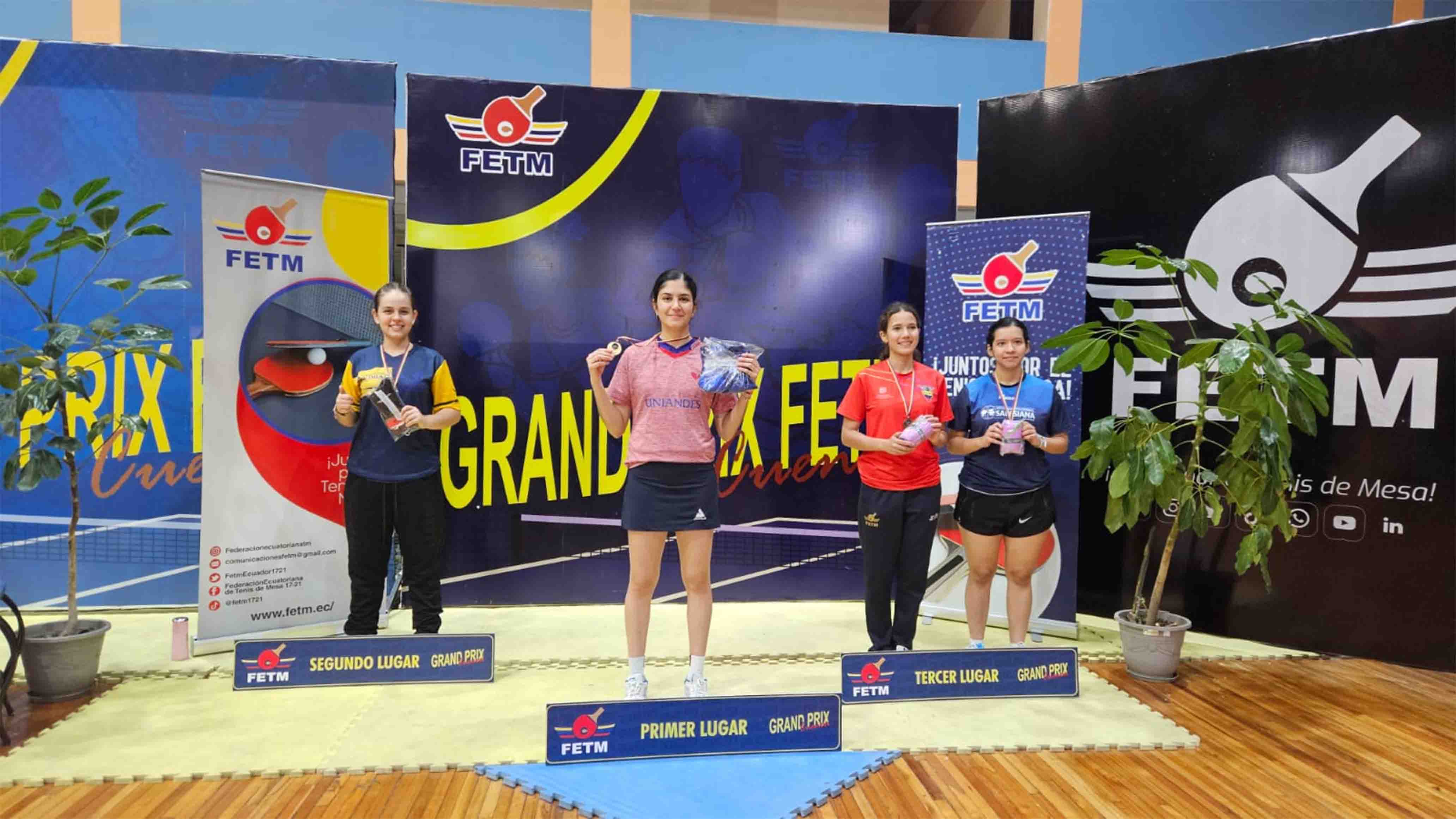 Selección de Tennis de Mesa de la UPS Guayaquil, conquista un nuevo campeonato.