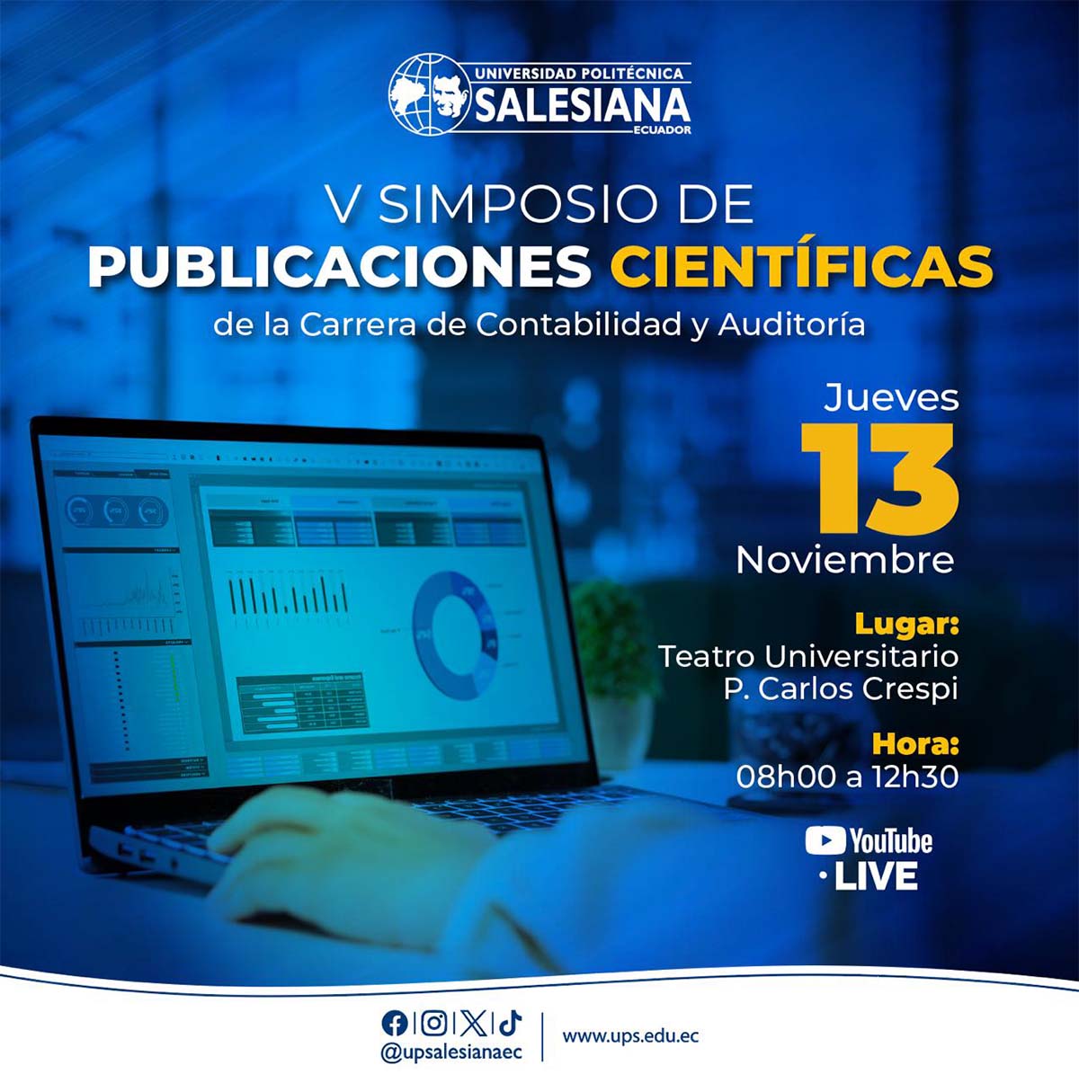 Afiche del V Simposio de Publicaciones Científicas