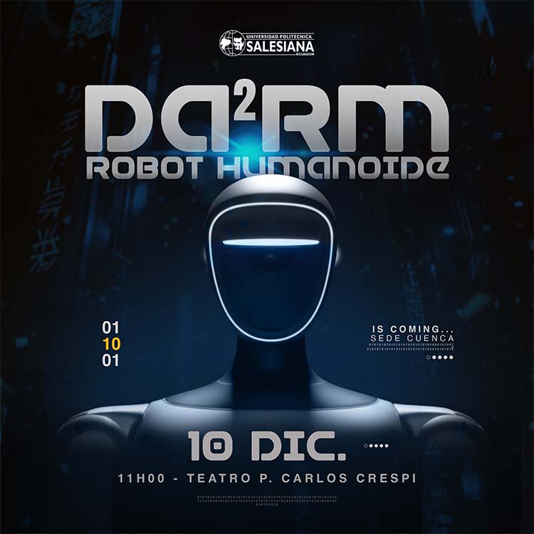 Afiche de la Presentación del Robot Humanoide: Unitree G1, DA²RM