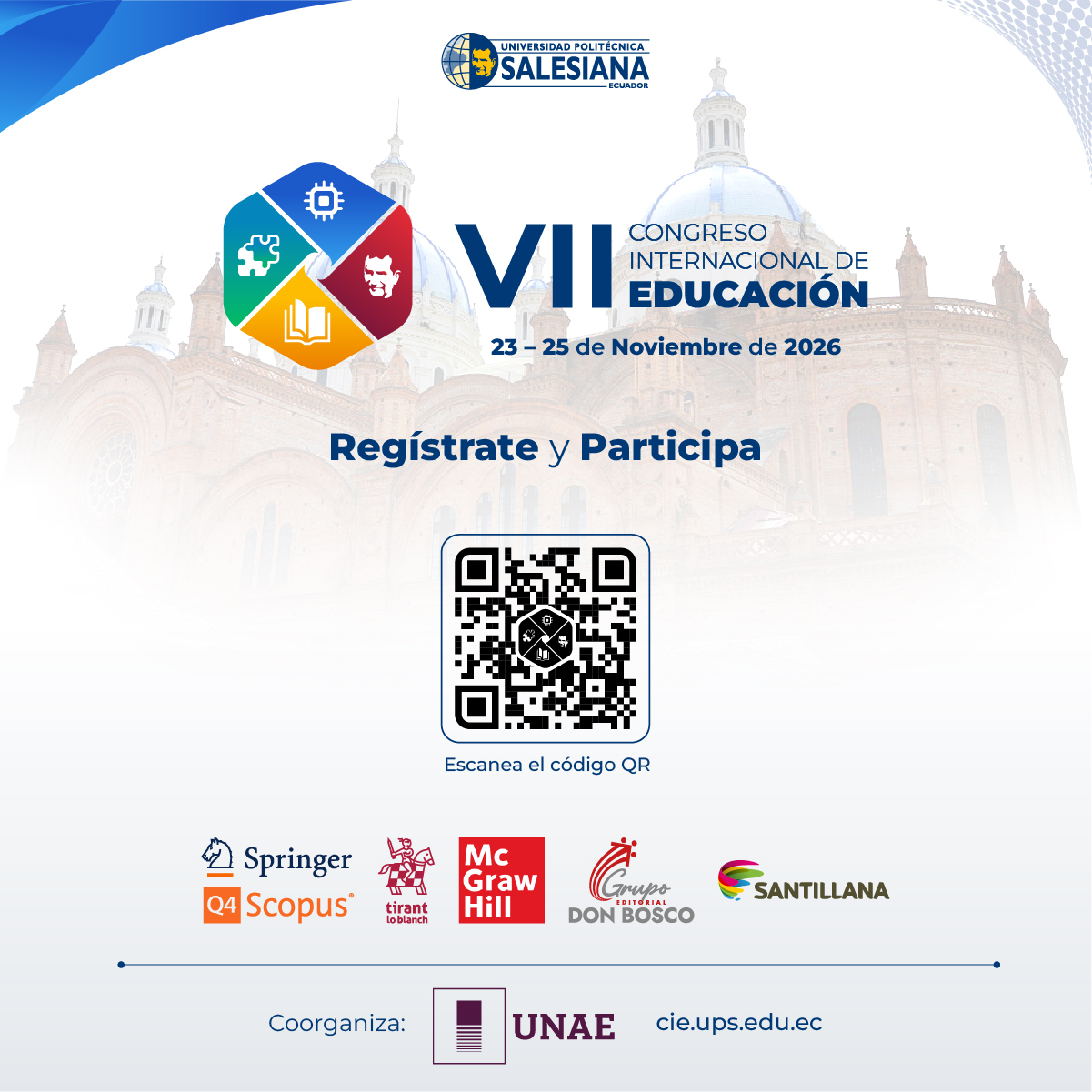 Afiche del VII Congreso Internacional de Educación - CIE 2026