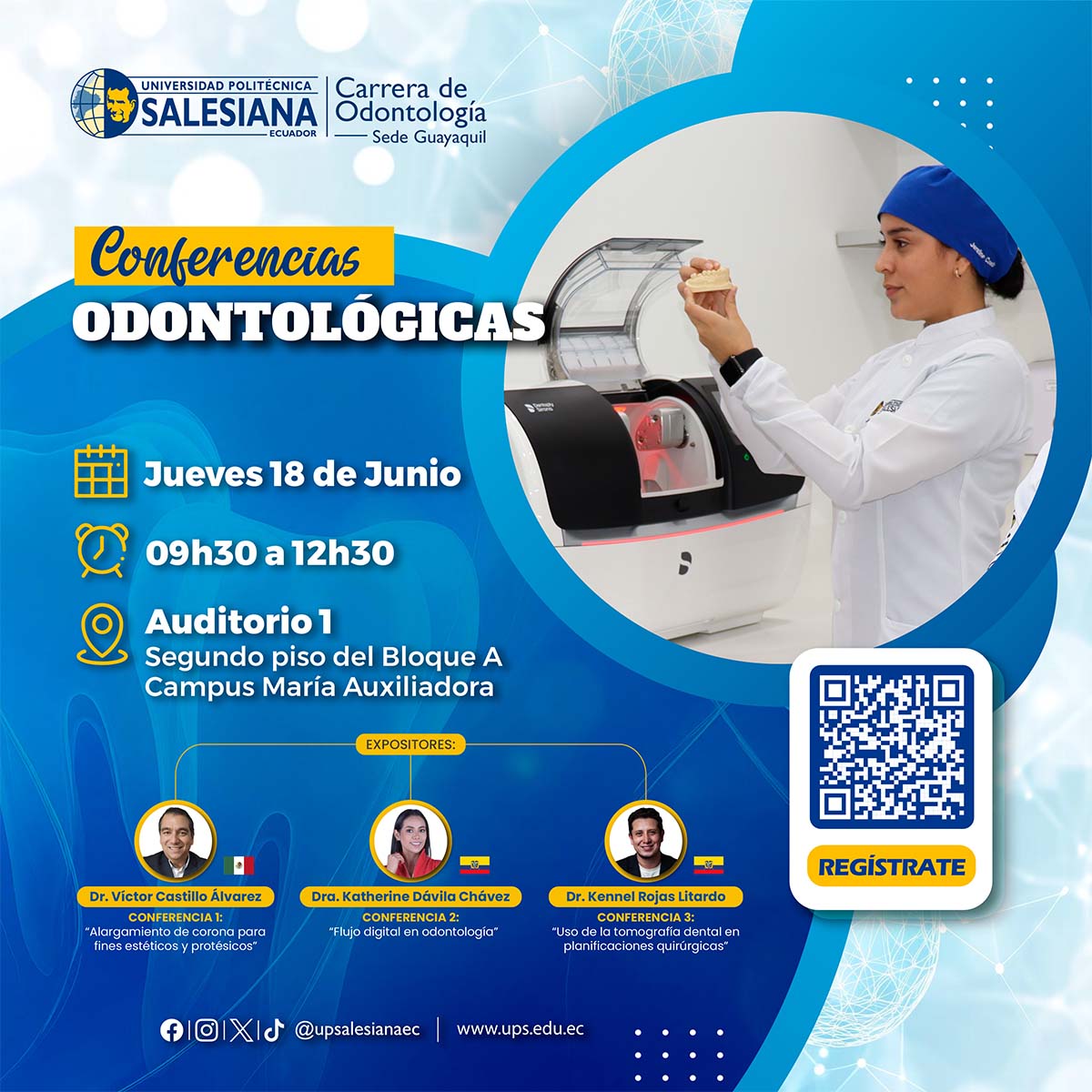 Afiche de las Conferencias Odontológicas