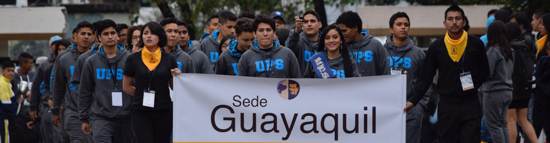 Integrantes de la Federación de Estudiantes de la Universidad Politécnica Salesiana Sede Guayaquil