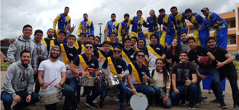 Integrantes de la Federación de Estudiantes de la Universidad Politécnica Salesiana Sede Cuenca