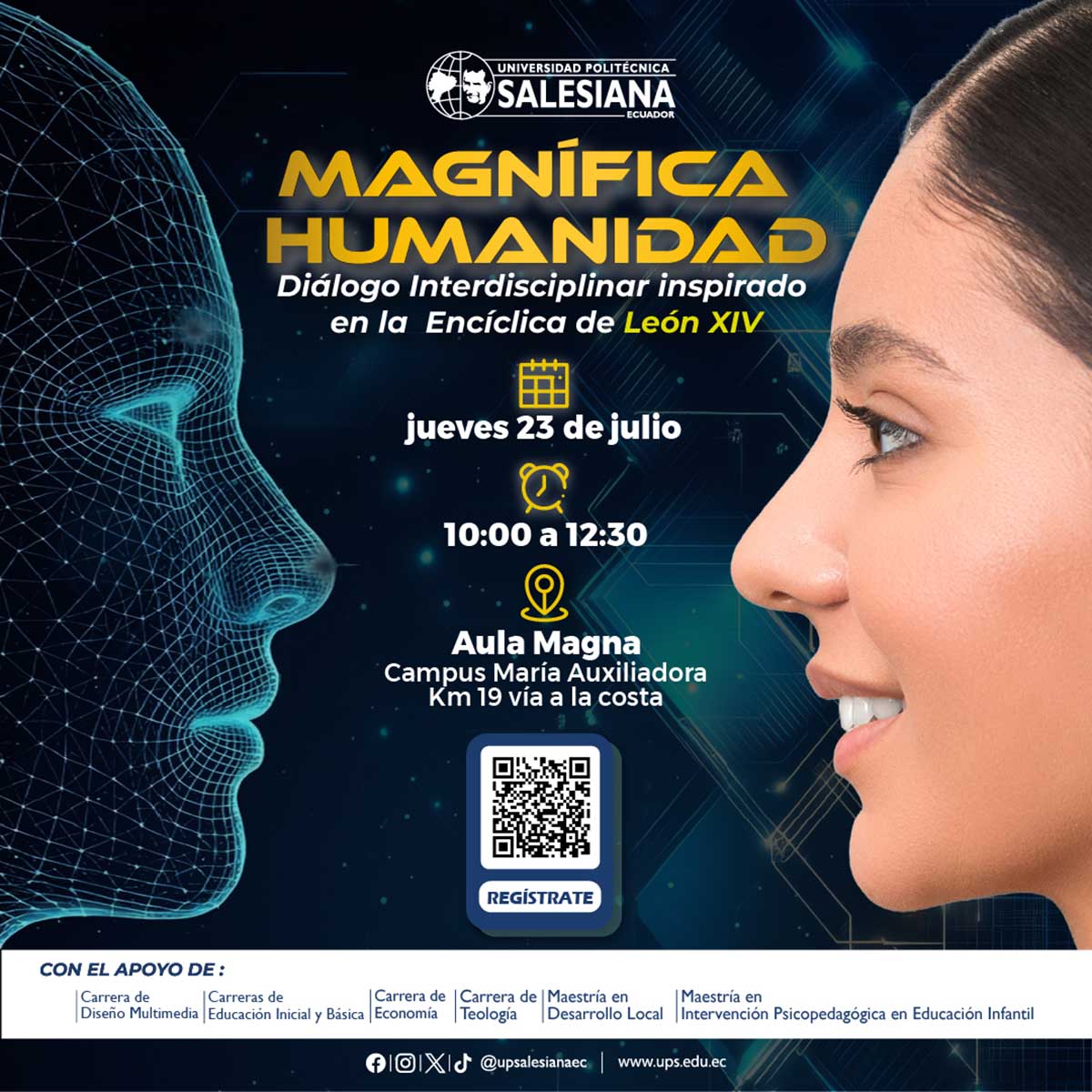 Afiche del evento de Magnífica Humanidad