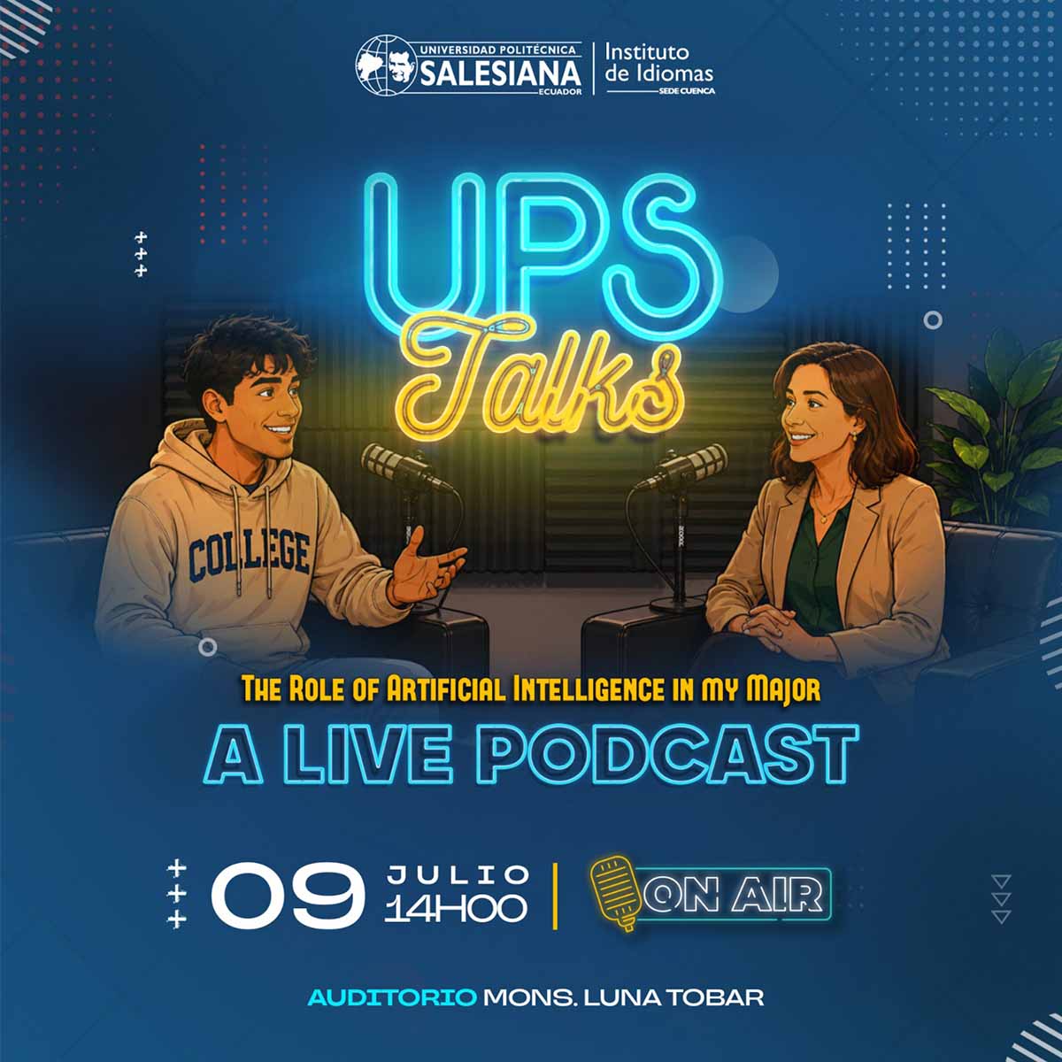 afiche ups talks