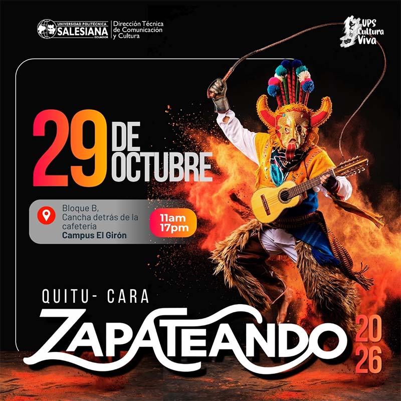 Afiche del Quitu - Cara Zapateando 2026