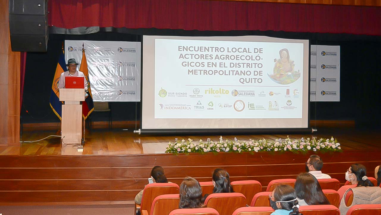 En el Aula Magna del Campus Sur se reunieron representantes de colectivos agroecológicos del país