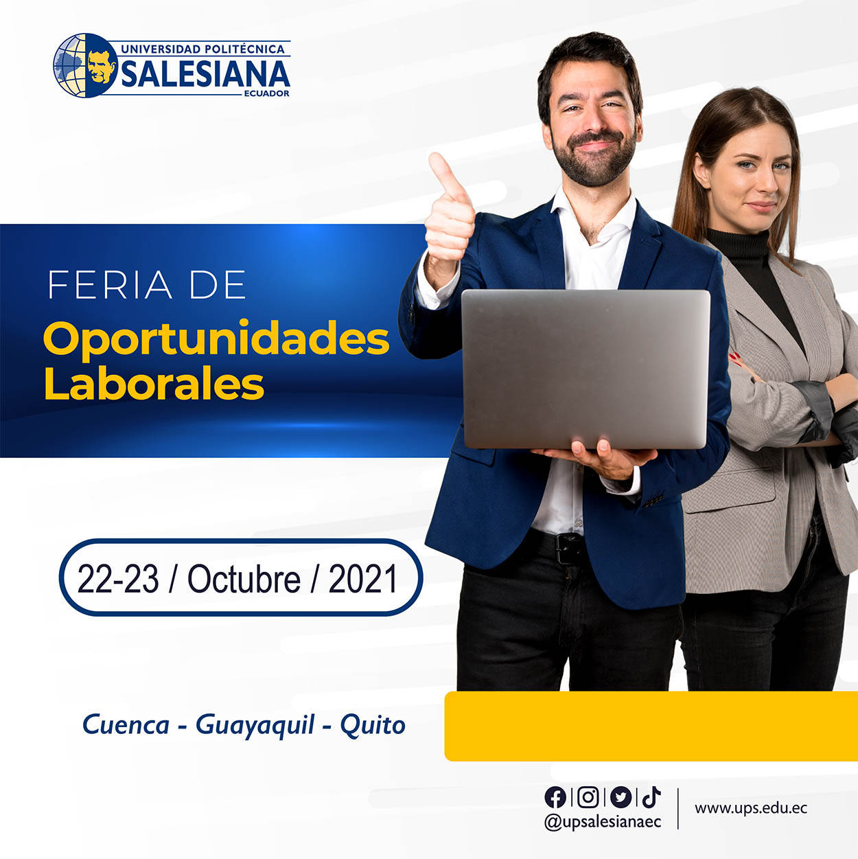 Afiche del evento Feria de Oportunidades Laborales 2021